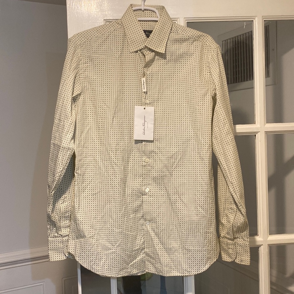 Salvatore Ferragamo size Small shirt New With Tags